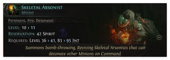 Skeletal Arsonist